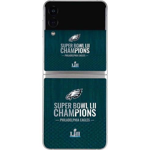 NFL Philadelphia Eagles Super Bowl LII Champions Galaxy Z Flip4 5G Skin